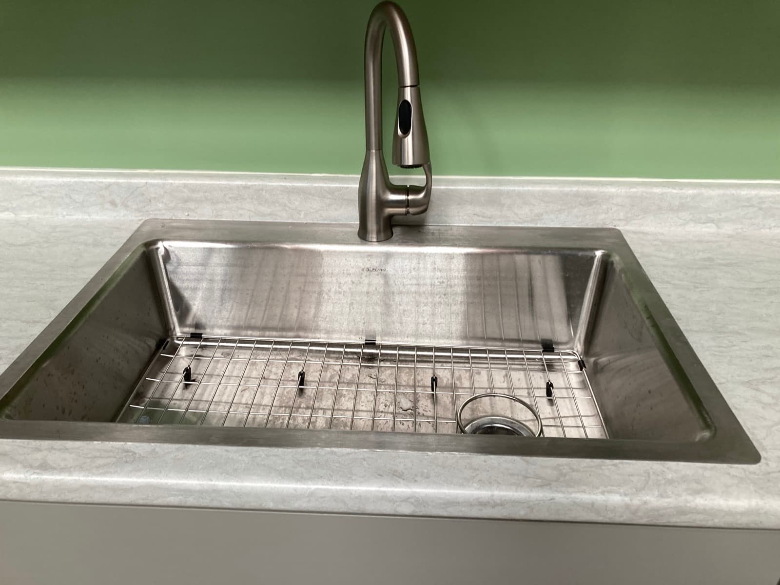 Example of completed faucet / fixture install work