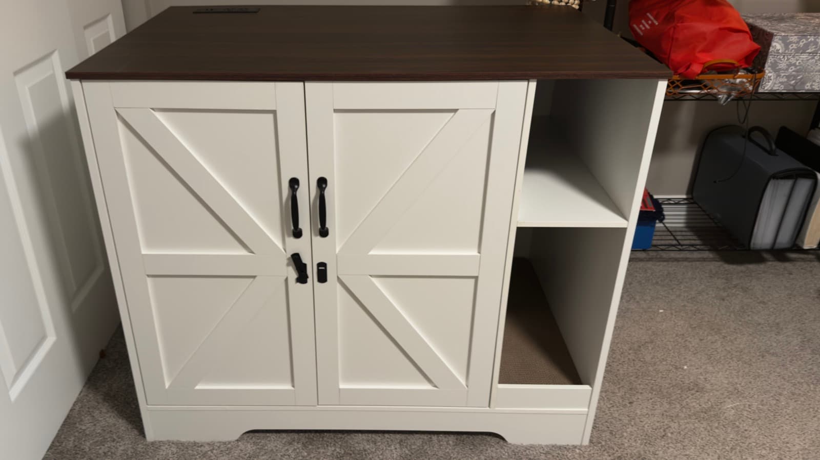 Example of completed furniture assembly work
